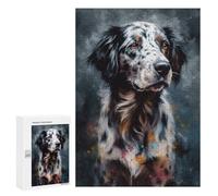 Jigsaw Puzzle 300 PCS for Adults Painted Dog Majesty Jigsaw for Adults Toy Wall Decor Home Decoration for Birthday, Chrismas 300 PCS