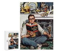 Jigsaw Puzzle 300 PCS for Adults Plumber Jigsaw for Adults Hands-on Game Wall Decoration Help The Brain Exercise 300 PCS