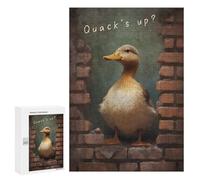 Jigsaw Puzzle 300 PCS for Adults Quacks Up Adult Jigsaw Puzzle Relaxing Games Precision Cutting Deal As Gifts for The Whole Family 300 PCS