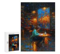 Jigsaw Puzzle 300 PCS for Adults Quiet Words - Writing Moments in Expressive Impressionism Jigsaws for Adults DIY Toys But Fun And Humorous for Birthday, Chrismas 300 PCS