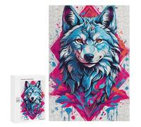 Jigsaw Puzzle 300 PCS for Adults Rainbow Howl Adult Jigsaw Brain Teaser Game Birthday Present Help The Brain Exercise 300 PCS