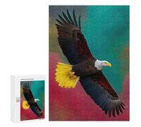Jigsaw Puzzle 300 PCS for Adults Rasta Bald Eagle Puzzle for Adults Toy Wall Decor Perfect Decoration Stress Reduction Gifts 300 PCS