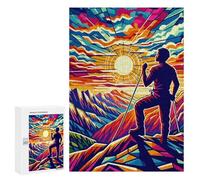 Jigsaw Puzzle 300 PCS for Adults Rock Climbing Wpap Pop Art Puzzle for Adults Toy Wall Decor Perfect Decoration Stress Reduction Gifts 300 PCS