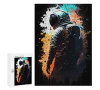 Jigsaw Puzzle 300 PCS for Adults Splatter Astronomy Jigsaw for Adults Hands-on Game Wall Decoration Help The Brain Exercise 300 PCS