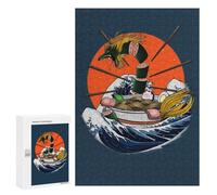 Jigsaw Puzzle 300 PCS for Adults Sushi Dragon Ramen Adult Jigsaw Puzzle Relaxing Games Precision Cutting Deal As Gifts for The Whole Family 300 PCS