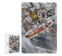 Jigsaw Puzzle 300 PCS for Adults The Lone Sailor Jigsaw for Adults Hands-on Game Wall Decoration Help The Brain Exercise 300 PCS