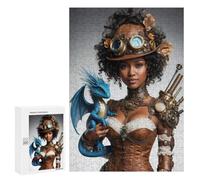 Jigsaw Puzzle 300 PCS for Adults The Steampunk Enchantress Adult Jigsaw Brain Teaser Game Birthday Present Help The Brain Exercise 300 PCS