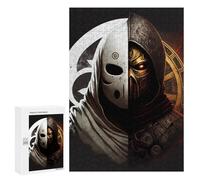 Jigsaw Puzzle 300 PCS for Adults Two-Faced Masked Figure Adult Jigsaw Brain Teaser Game Birthday Present Help The Brain Exercise 300 PCS