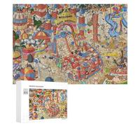 Jigsaw Puzzle 300 PCS for Adults Welcome to The Beach Party! Jigsaw Puzzle Family Game Difficult Hard Deal As Gifts for The Whole Family 300 PCS