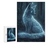 Jigsaw Puzzle 300 PCS for Teenagers Enchanted Forest Fox Adult Jigsaw Puzzles For Family Fun Help The Brain Exercise Beautiful Design Game 300 PCS