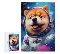 Jigsaw Puzzle 300 PCS for Teenagers Space Pup Adventure -17 Adult Jigsaw Puzzles Improve Memory Difficult And Challenge Christmas Birthday Gifts 300 PCS
