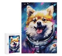 Jigsaw Puzzle 300 PCS for Teenagers Space Pup Adventure -44 Adult Jigsaw Puzzles Improve Memory Difficult And Challenge Christmas Birthday Gifts 300 PCS