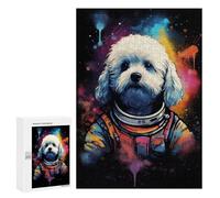 Jigsaw Puzzle 300 PCS for Teenagers Space Pup Adventure -5 Adult Jigsaw Puzzles Improve Memory Difficult And Challenge Christmas Birthday Gifts 300 PCS