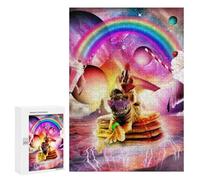 Jigsaw Puzzle 300 PCS Galactic Pancake Party Jigsaws for Adults Anti-Stress Toys Staycation Kill Time Help The Brain Exercise 300 PCS