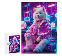 Jigsaw Puzzle 300 PCS Humans Samoyed Jigsaws for Adults Toy Wall Decor Pattern Assembly Deal As Gifts for The Whole Family 300 PCS