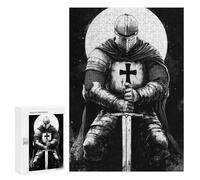 Jigsaw Puzzle 300 PCS Knightly Valor Medieval Armor Artwork Adult Jigsaw Puzzles Enhance Memory Parent-child Interaction Brainteaser Family Games 300 PCS