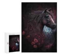 Jigsaw Puzzle 300 PCS Magical Horse Fantasy Art Print Jigsaws for Adults Puzzle Birthday Present Difficult And Challenge Challenging Game Gifts 300 PCS