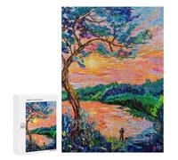 Jigsaw Puzzle 300 PCS Quiet Moments, Silent Waters Jigsaw Puzzles for Teenagerss Hand Speed Race Fun Activities at Home Challenging Game And Family Play 300 PCS