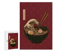 Jigsaw Puzzle 300 PCS Ramen Wave Art Jigsaws for Adults Anti-Stress Toys Staycation Kill Time Help The Brain Exercise 300 PCS