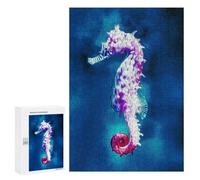 Jigsaw Puzzle 300 PCS Seahorse Jigsaws for Adults Puzzle Birthday Present Difficult And Challenge Challenging Game Gifts 300 PCS
