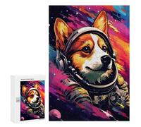 Jigsaw Puzzle 300 PCS Space Dog Explorer-64 Adult Jigsaw Puzzles Enhance Memory Parent-child Interaction Brainteaser Family Games 300 PCS