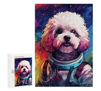 Jigsaw Puzzle 300 PCS Space Poodle Adventure -4 Adult Jigsaw Puzzles Enhance Memory Parent-child Interaction Brainteaser Family Games 300 PCS