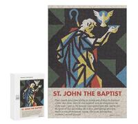 Jigsaw Puzzle 300 PCS ST JOHN THE BAPTIST Jigsaws for Adults Toy Wall Decor Difficult Hard Unique Gifts for Birthday And Christmas 300 PCS