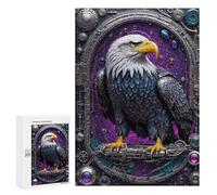 Jigsaw Puzzle 300 PCS Steampunk Majesty Eagle Puzzles for Teenagerss Stress Reliever Educational Challenge Unique Birthday And Gifts 300 PCS