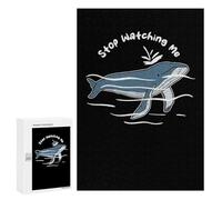 Jigsaw Puzzle 300 PCS Stop Watching Me Jigsaws for Adults Toy Wall Decor Pattern Assembly Deal As Gifts for The Whole Family 300 PCS