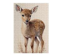 Jigsaw Puzzle 300 PCS Whispering Woods Fawn's First Steps Jigsaw for Adults Toy Wall Decor Staycation Kill Time Unique Birthday And Gifts 300 PCS