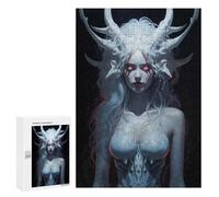 Jigsaw Puzzle 300 PCS White Demon Girl Puzzles for Teenagerss Stress Reliever Educational Challenge Unique Birthday And Gifts 300 PCS