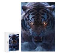 Jigsaw Puzzle 300 PCS Wild Tiger Roar -1 Jigsaw Puzzles for Teenagerss Hand Speed Race Fun Activities at Home Challenging Game And Family Play 300 PCS