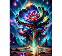 Jigsaw Puzzle 300 piece,Fantastic Scenery Flowers Puzzles for Adults,Educational Game Challenge Toy 300 Pieces DIY puzzles Family Decoration puzzle