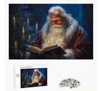 Jigsaw Puzzle 300 Pieces for Adults - Christmas & Man - Wooden Pieces with Classic Fit & HD Print - Stress Relief Hobby & Home Decor - 40 x 28 cm - Not for Children under 14 P3#517