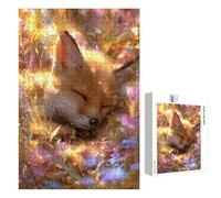 Jigsaw Puzzle 300 Pieces for Adults - Fox & Dream - Wooden Pieces with Classic Fit & HD Print - Stress Relief Hobby & Home Decor - 40 x 28 cm - Not for Children under 14 P3#1145