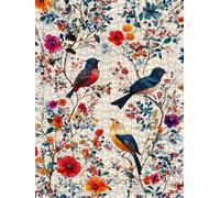 Jigsaw Puzzle 3000 Piece, Flower Magpie Puzzles for Adults 3000, Jigsaw Puzzle Games Classic Educational, Wooden Puzzles, The Impossible Challenge, for Home Wall Decoration Gift BXHZW1-455