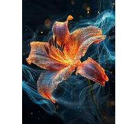 Jigsaw Puzzle 3000 Piece, Flower Smoke Puzzles for Adults 3000, Jigsaw Puzzle Games Classic Educational, Wooden Puzzles, The Impossible Challenge, for Home Wall Decoration Gift BXHZW1-431