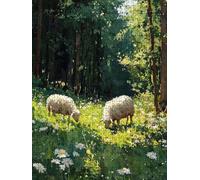 Jigsaw Puzzle 3000 Piece, Forest Goat Puzzles for Adults 3000, Jigsaw Puzzle Games Classic Educational, Wooden Puzzles, The Impossible Challenge, for Home Wall Decoration Gift BXHZW1-798
