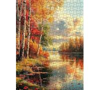 Jigsaw Puzzle 3000 Piece, Forest Landscape Puzzles for Adults 3000, Jigsaw Puzzle Games Classic Educational, Wooden Puzzles, The Impossible Challenge, for Home Wall Decoration Gift BXHZW1-797