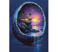 Jigsaw Puzzle 3000 Piece, Hailuo Starry Sky Puzzles for Adults 3000, Jigsaw Puzzle Games Classic Educational, Wooden Puzzles, The Impossible Challenge, for Home Wall Decoration Gift BXHZW1-300
