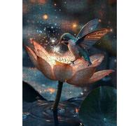 Jigsaw Puzzle 3000 Piece, Lotus Bird Puzzles for Adults 3000, Jigsaw Puzzle Games Classic Educational, Wooden Puzzles, The Impossible Challenge, for Home Wall Decoration Gift BXHZW1-596