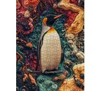 Jigsaw Puzzle 3000 Piece, Penguin Abstract Puzzles for Adults 3000, Jigsaw Puzzle Games Classic Educational, Wooden Puzzles, The Impossible Challenge, for Home Wall Decoration Gift BXHZW1-761