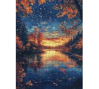 Jigsaw Puzzle 3000 Piece, Star Forest Puzzles for Adults 3000, Jigsaw Puzzle Games Classic Educational, Wooden Puzzles, The Impossible Challenge, for Home Wall Decoration Gift BXHZW1-971