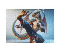 Jigsaw Puzzle 38x26cm/1000pcs for Adults Dragons Martial Legacy Teenagers Puzzles Hands-on Game Hand Speed Race Deal As Gifts for The Whole Family 38x26cm/1000pcs