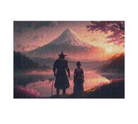 Jigsaw Puzzle 38x26cm/1000pcs for Adults Geisha Samurai Mount Fuji Adult Jigsaw Puzzle Relaxing Games Difficult Hard for Birthday, Chrismas 38x26cm/1000pcs