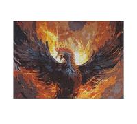 Jigsaw Puzzle 38x26cm/1000pcs for Adults Phoenix Vintage Teenagers Puzzles Hands-on Game Hand Speed Race Deal As Gifts for The Whole Family 38x26cm/1000pcs