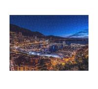 Jigsaw Puzzle 38x26cm/1000pcs for Adults Port Hercule Teenagers Puzzles Hands-on Game Hand Speed Race Deal As Gifts for The Whole Family 38x26cm/1000pcs