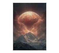 Jigsaw Puzzle 38x26cm/1000pcs for Adults Thunderstorm Mountain Landscape Teenagers Puzzles Hands-on Game Hand Speed Race Deal As Gifts for The Whole Family 38x26cm/1000pcs