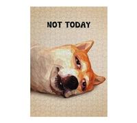 Jigsaw Puzzle 38x26cm/1000pcs for Teenagerss Not Today Adult Puzzles Hands-on Game Birthday Present Deal As Gifts for The Whole Family 38x26cm/1000pcs