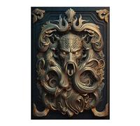 Jigsaw Puzzle 38x26cm/1000pcs for Teenagerss Ornate Mythical Doorway Puzzle for Adults Hands-on Game Precision Cutting Deal As Gifts for The Whole Family 38x26cm/1000pcs